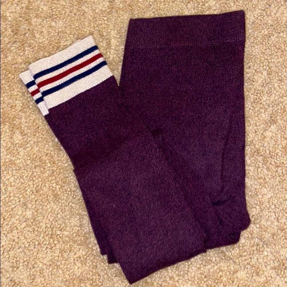 Garage maroon leggings